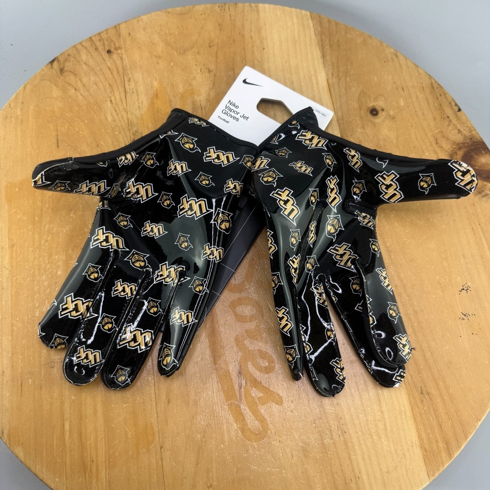 Nike NCAA Vapor Jet Football PE Gloves UCF University Central Florida Mens 3XL